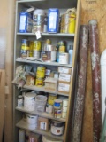 VARIOUS CANS OF WOOD STAIN