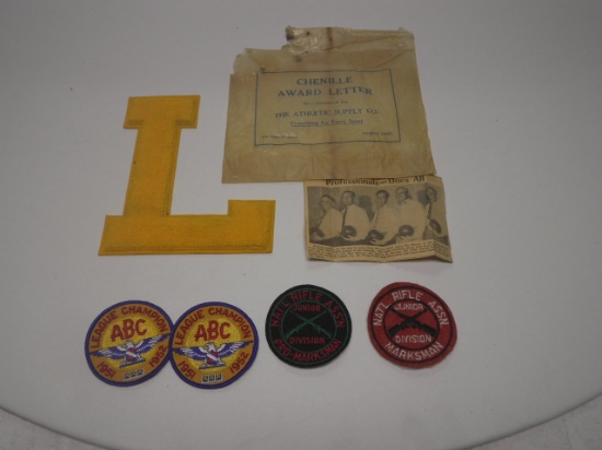 Vintage Patches & Varsity Letter