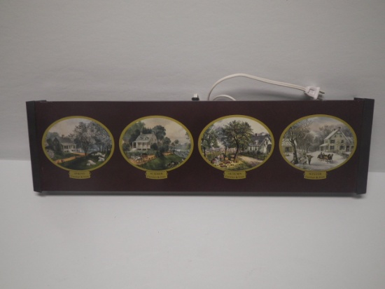 Currier & Ives Hot Plate