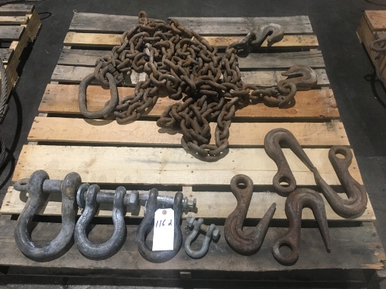 Lift Chain, Assorted Clevis & Hooks