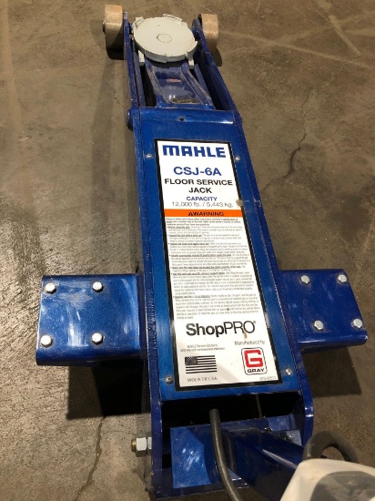 MAHLE Shop Pro CSJ-6A AIR 6 Ton Floor Jack NEW- Made in the USA by GRAY