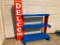 DELCO Battery Display Stand - 1940's Era correct metal