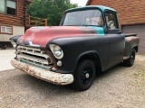 1957 Chevy 3100 series P/UP 265 V8 w/Tri-power 4 spd.