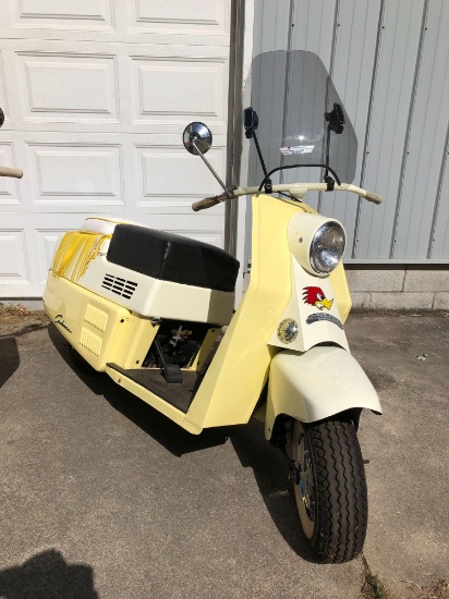 Cushman scooter yellow