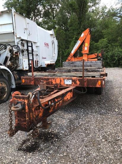 TRAIL-EZE Trailer w/ FASSI F75 knuckle boom