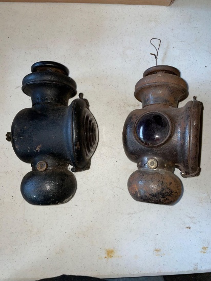 Antique Automotive Oil lamps