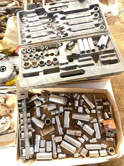 Assorted Sockets & wrenches