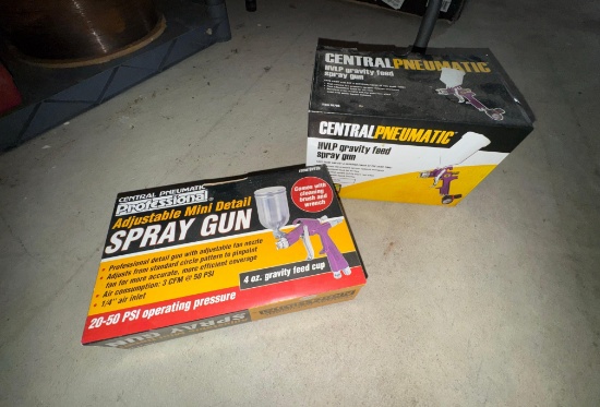 Central Pneumatic Spray Guns