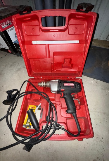 Craftsman Corded Power Drill w/ Bits