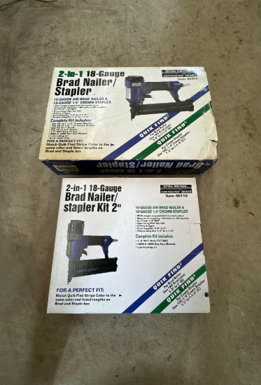 Central Pneumatic Brad Nailer/Staple Kits