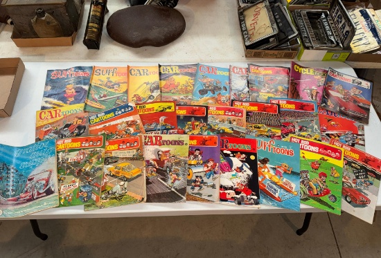 Vintage Car Toons Magazines