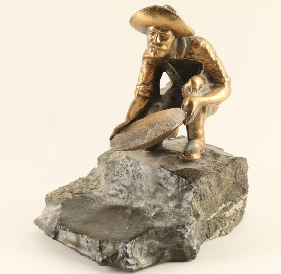 "The Gold Prospector" Statue