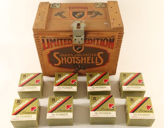 Wood Gunner's Box & Federal DU Shells