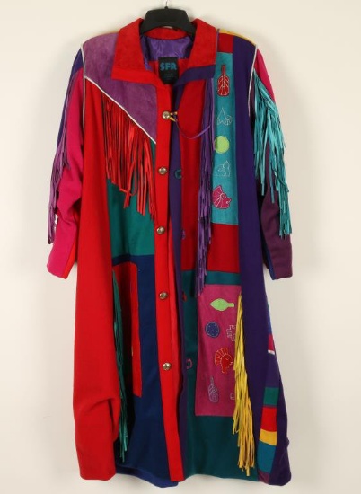 Southwest Style Ladies Long Coat