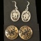 Two Pairs Native American Earrings