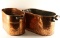 Lot of 2 Copper Tubs