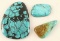 Lot of 3 Turquoise Stones