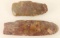 Lot of 2 Flint Axe Heads