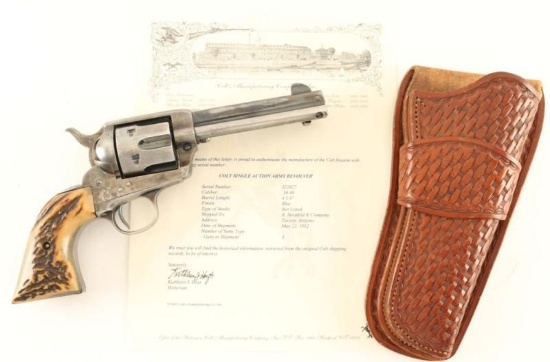 Colt Single Action Army .38 WCF SN: 322827