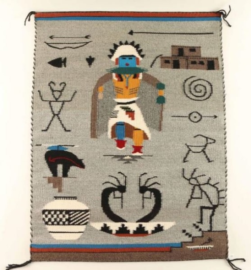 Pictorial Navajo Weaving