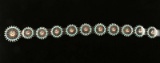 Zuni Sunface Concho Belt