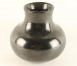 Vintage San Ildefonso Blackware Pot