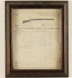 1881 Winchester Rifle Company Receipt