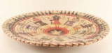 Large Figural Basketry Tray