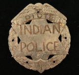 Old West Piute Indian Police #7 Law Badge