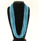 Blue Beaded Necklace