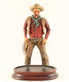 Wood Carved Cowboy by Dee Flagg
