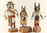 Lot of 3 Hopi Kachinas