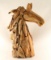 Large Artesian Made Wood Horsehead