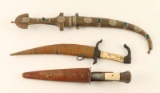 3 Middle Eastern Daggers