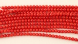 Lot of 10 Strands Bamboo Coral Beads