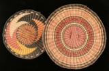 Collection of 2 Hopi Wicker Trays