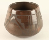 San Ildefonso Pueblo Brown Pottery