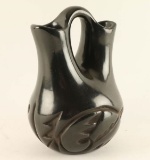 Santa Clara Blackware Wedding Vase