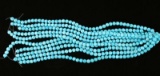 Lot of 10 Turquoise Bead Strands