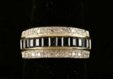 Sapphire & Diamond Band