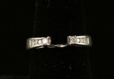 Diamond & White Gold Ring Guard