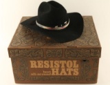 Resistol Black Cowboy Hat