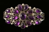 Amethyst Old Style Pawn Bracelet