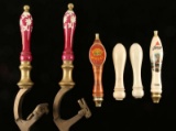 6 English Style Beer Taps