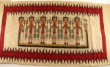 Vintage Navajo Yei Rug