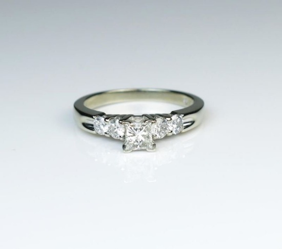 High Quality Princess Cut Diamond Ring