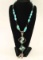 Beaded Necklace with Zuni Pendant