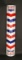 Porcelain Barber Pole/Sign