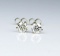 Dazzling Round Cut Diamond Earrings