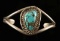 Vintage Turquoise & Sterling Silver Bracelet